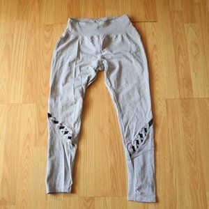 Bebe - Grey Yoga Pants with Mesh!